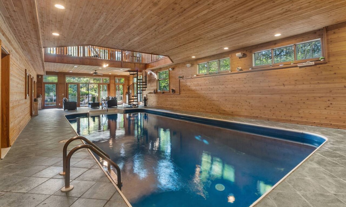 Burlington House | 10,000 Sq. Ft. Home on 15 hunting acres with an in-door pool and sauna