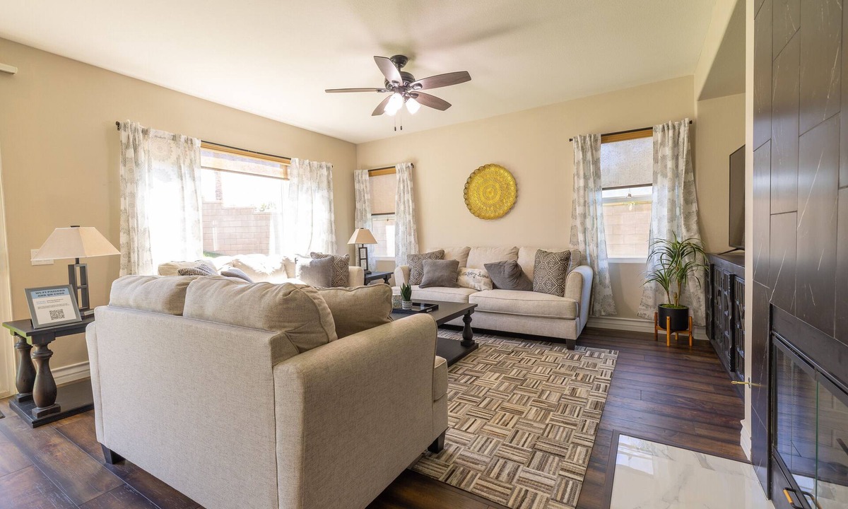 Moreno Valley House | 31-Day Minimum Stay, Furnished 4BR/4BA Residential Home, Insurance & Relocation.