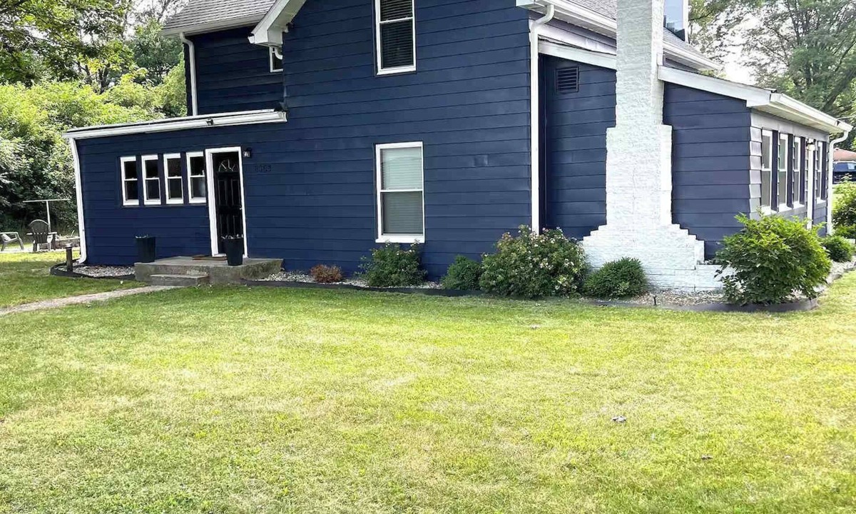Mount Comfort House | Fireside Farmhouse Retreat on a Private Wooded Lot
