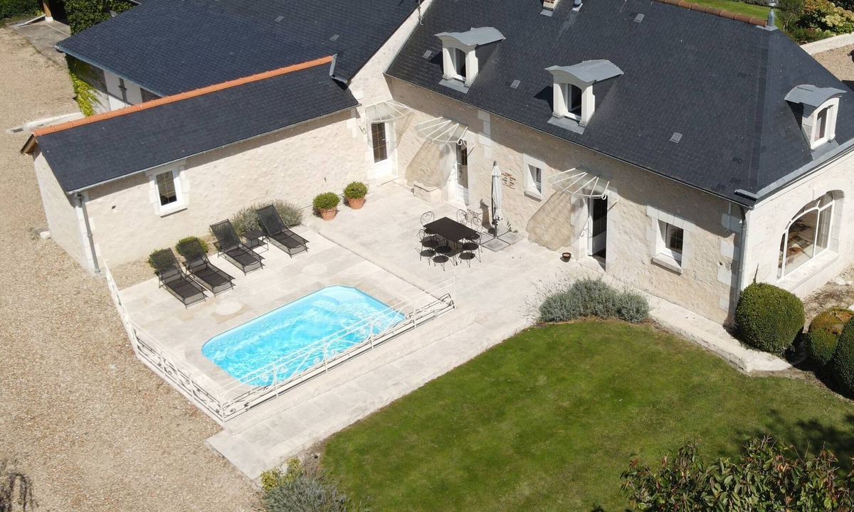 Fougeres-sur-Bievre House | Gite de la Gardette With large garden, private swimming pool not overlooked