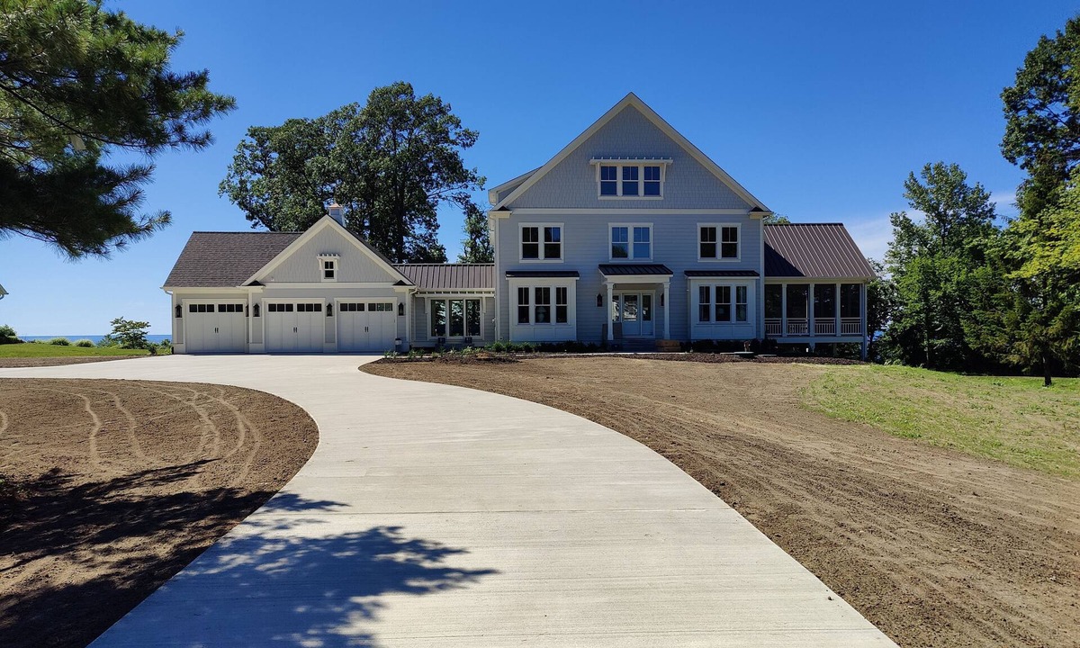 Riverside House | Just Built Lakefront Home-Private Beach-Amazing Views-Hot Tub-Patio-Porch-Decks