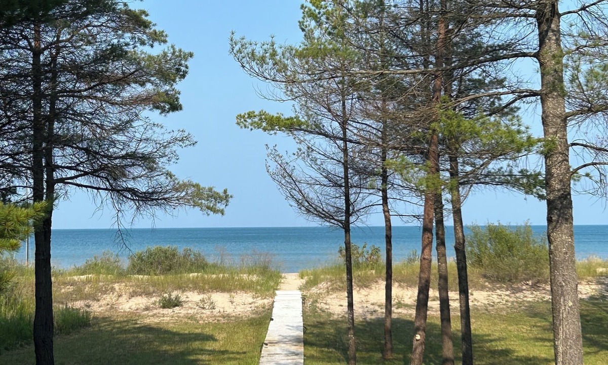 Ossineke House | Lake Huron Private Beach Retreat on 120' Sugar-Sand Beach