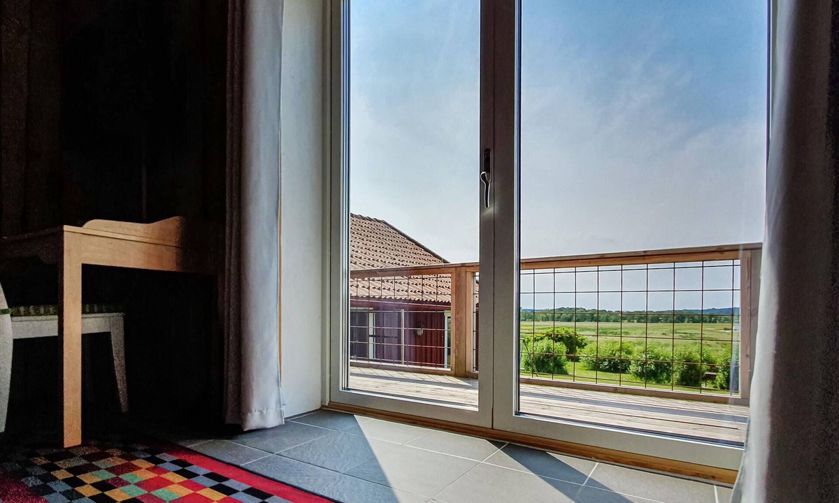Orust O Apartment | Look forward to a wonderful view of the Halsöfjord from this vacation home.