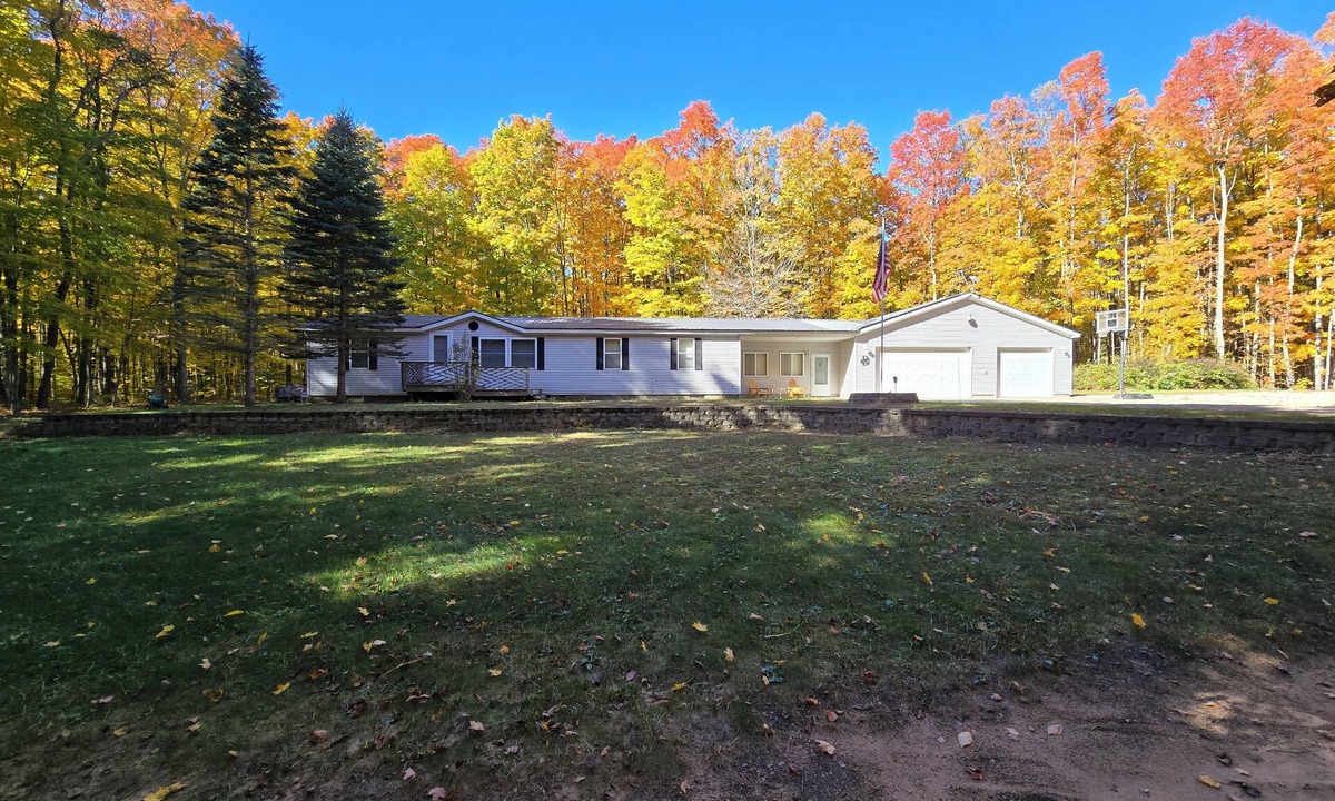 Mancelona House | Mancelona Beer Garden, 20 private wooded acres, 3bed, 2 bath, sleeps 10