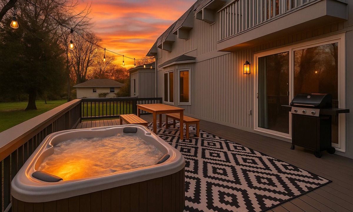 Granger House | Notre Dame Dream – 4 mi to Campus & Hot Tub & Heated Pool & Fire Pit & Game Room