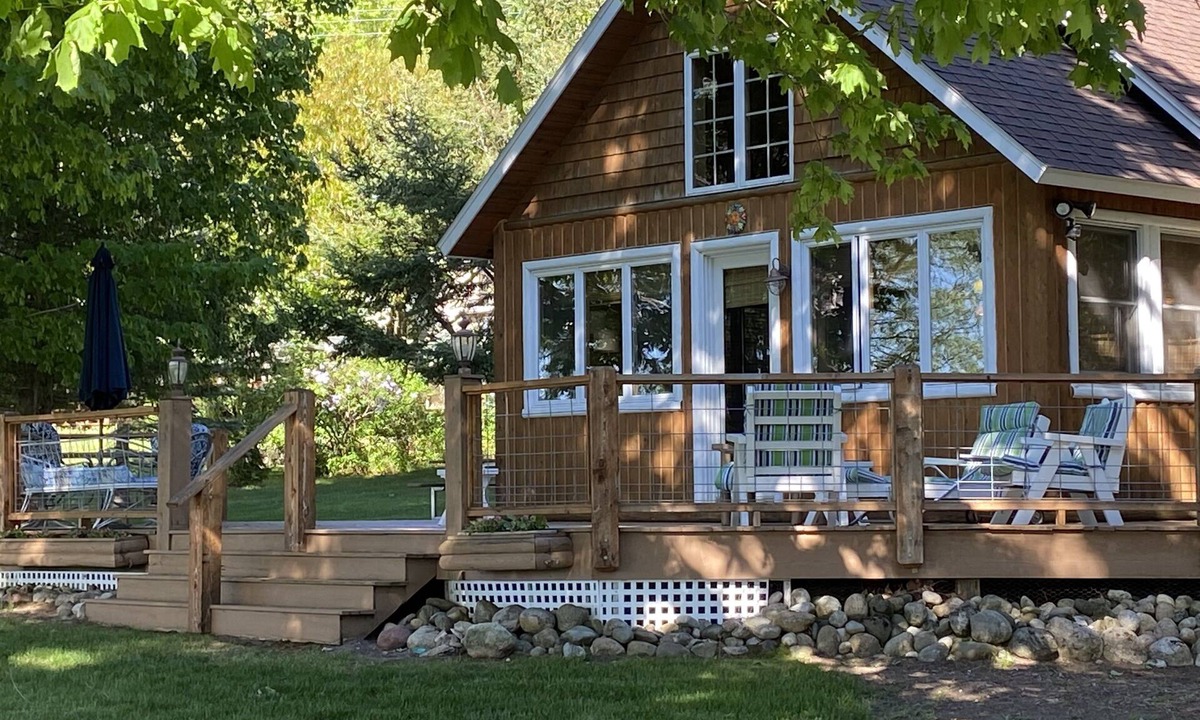Levering Cabin | Peaceful, lakeside cabin near Mackinac - perfect place to rest and unwind.