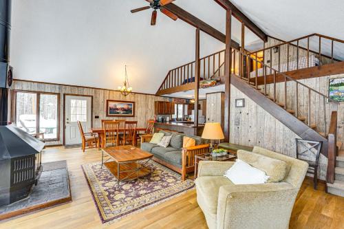 Branch House | Pere Marquette Riverfront Retreat, Fish On-Site!