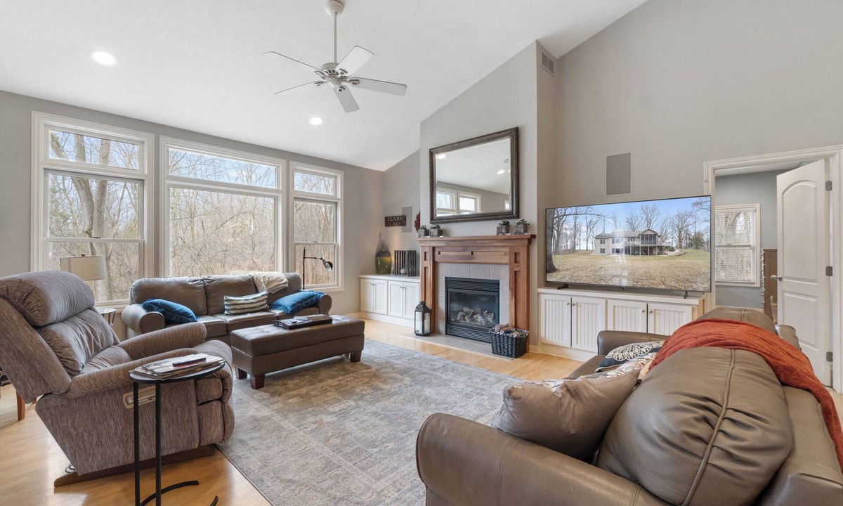 Clarklake House | Stunning lake access home, steps from Clarklake with dock slip and marina access
