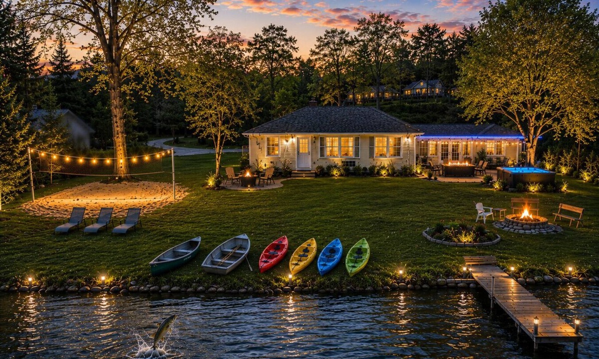 Alto House | Sunshine Lakefront Retreat|Spa, Views & Relaxation