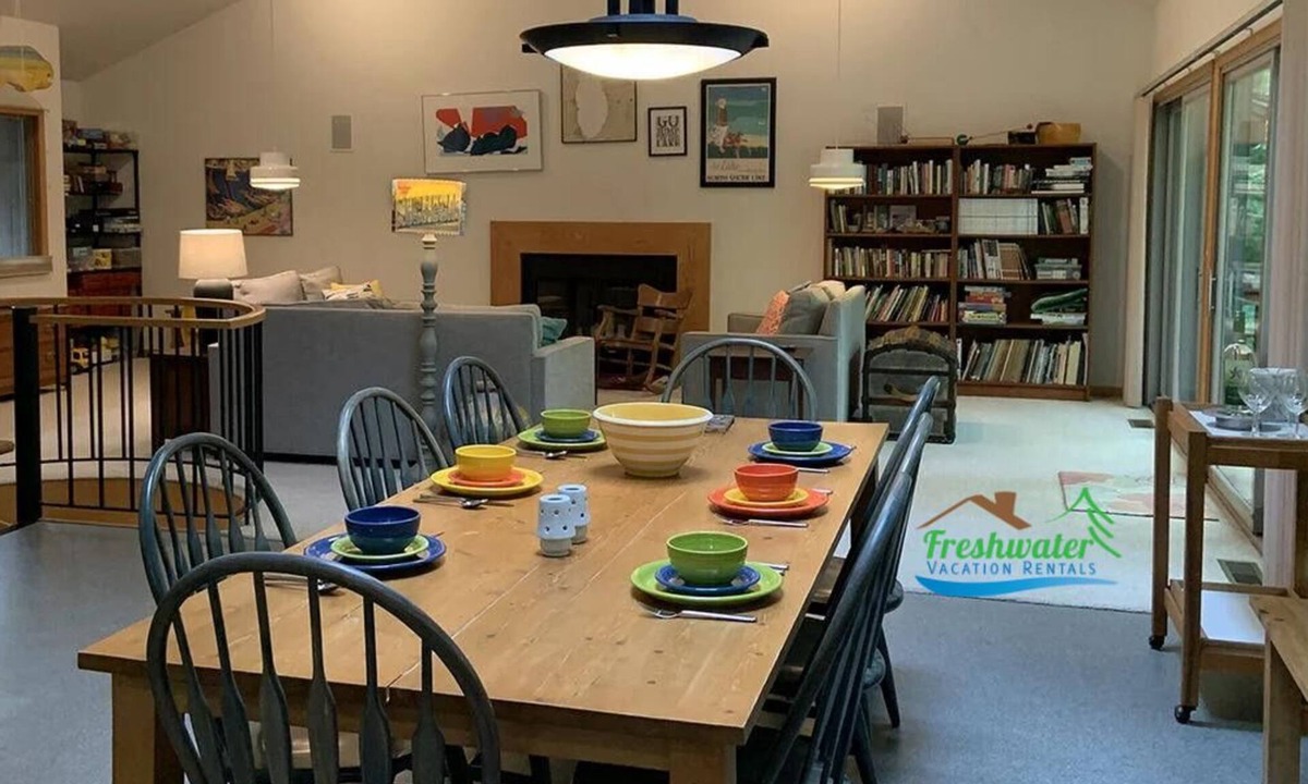 Harbert House | The Sand House: Step into Summer! Steps from Private lake Michigan Beach!