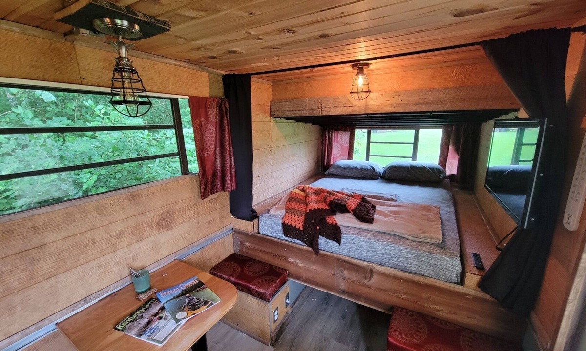 Jonesville Cabin | Vintage Camper Cabin on Beautiful Farm Near Ark & Bourbon Trail