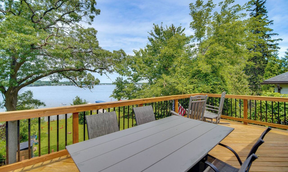 Fox Lake Cottage | Waterfront Fox Lake Vacation Rental w/Fire Pit!