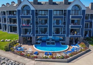 232 Edgewater | Lake Charlevoix Views | Downtown | Pool, Hot Tub, Sauna