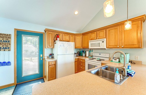 Grand Junction House | 13 Mi to South Haven: Lakefront Retreat w/Dock!