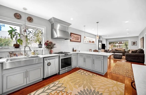 Garfield Ridge House | 2-bedroom house on a quiet, tree-lined street with modern amenities throughout