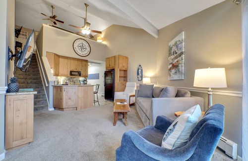 Charlevoix Condo | 211 Pointes North | Dog Friendly | Downtown Charlevoix | Indoor/Outdoor Pool