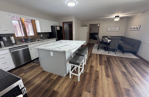 Yorktown House | 3-bedroom entire home with nice yard in Muncie + patio + plenty of parking
