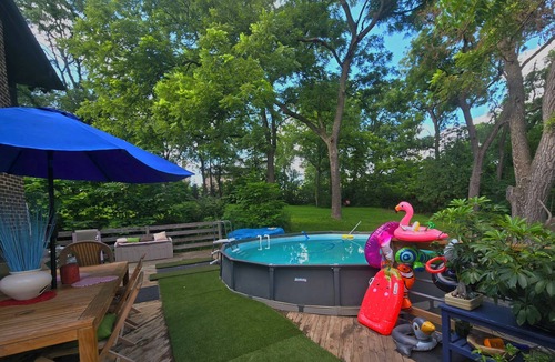 Lemont House | 3-bedroom hillside property in woods with fireplace and lake view