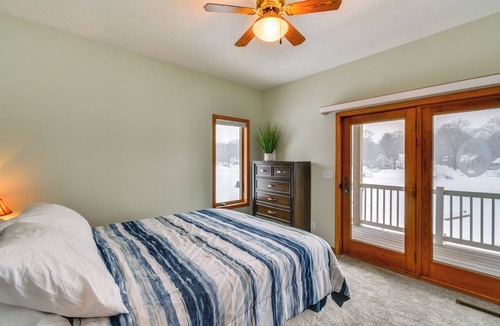 Gladwin House | 8 Bedrooms 14 Beds 5 full bath lakefront home w/hot tub & fire pit, sleeps 25!