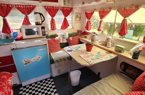 Monroe House | Alice in Wonderland themed, Vintage 1967 Oasis Camper/Glamper!