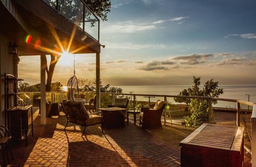 Miller Beach Villa | Beachfront Villa + Addition, Skyline views, Hot Tubs, Luxury Smart Home