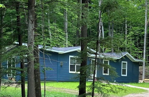 Gills Rock House | Blue House by the Bay - Spacious New Home on 1+ Acre Scenic Wooded Lot