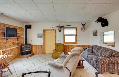 Rhinelander House | Boat Dock & Fire Pit: Lakefront Monico Home!