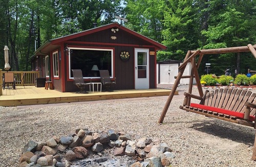Pembine Cabin | Cabin tucked into the woods! Trail access for ATV/UTV & snowmobiles.