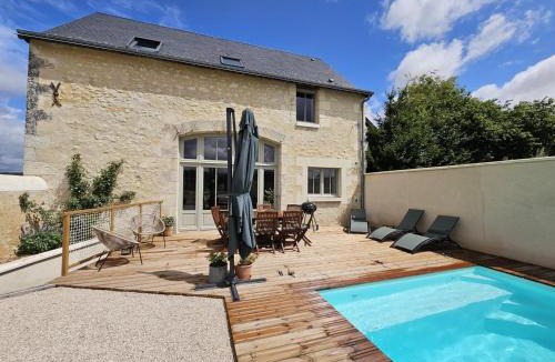 Avon-les-Roches House | Charmant Gîte 6 Pers avec Piscine Privée et Jardin, Avon-les-Roches - FR-1-381-629
