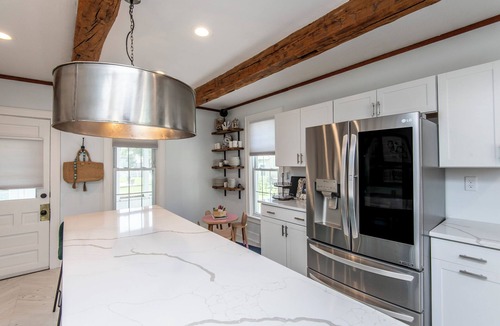 Village of Pewaukee House | Charming 4-bedroom house steps from Pewaukee Lake Beach, shops & restaurants