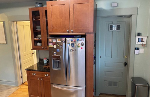 Logan Square Apartment | Charming art filled Chicago 3 bedroom in popular Logan Square. Lovely yard.