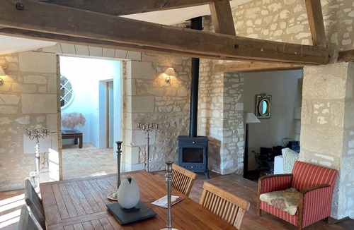 Saint-Macaire-du-Bois House | Charming farmhouse, sleeps 6, 3 bedrooms (2 suites), quiet location, garden, parking