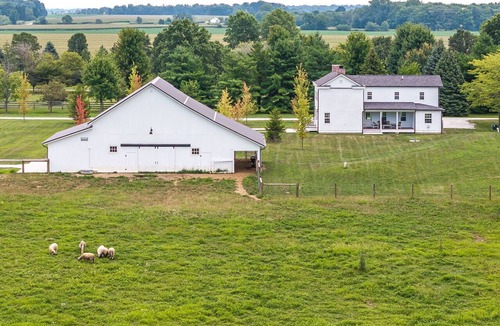 Sheridan House | Charming Homestead in peaceful farmland, just outside of Westfield Indiana.