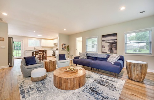 Paw Paw Lake House | Chic Watervliet Digs - Walk to Paw Paw Lake!