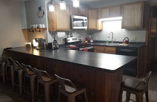 Chatham Apartment | Coalwood Trail-Large Group Unit #1-on snowmobile trail 8 near Pictured Rocks