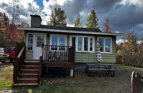 Levering Cabin | Cozy 2-bedroom cabin between Levering and Cheboygan on Lancaster Lake