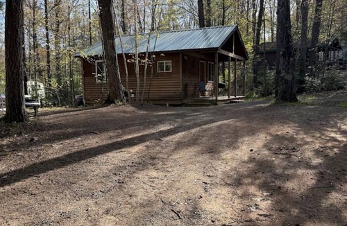 Florence Cabin | Cozy Campground Cabin Near ATV Trails, Hiking & Beach
