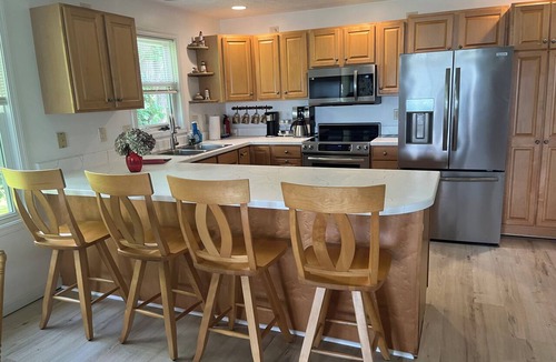 Lake Odessa House | Cozy Cottage Retreat on Jordan Lake with Amazing Views and Great Fishing