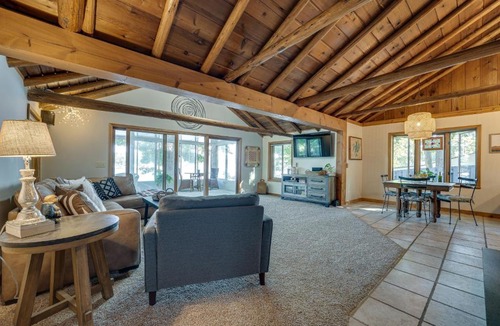 Delton House | Delton Oasis Retreat w/Lake Views & Deck!