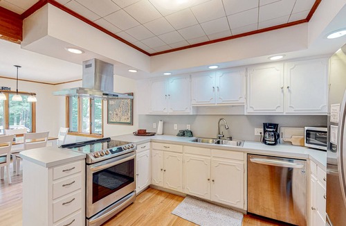 Empire Cottage | Dog-friendly downtown Glen Arbor home with deck, gas grill, and washer/dryer