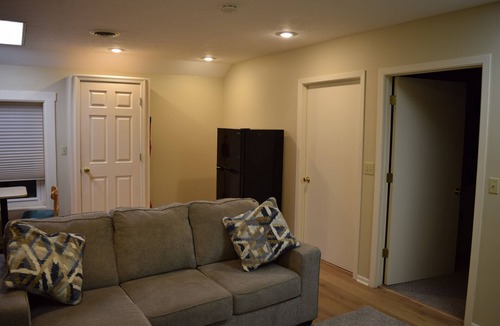 Escanaba Apartment | Downtown Escanaba Gem: Spacious, Extended Stay Rental Above Commercial Space!
