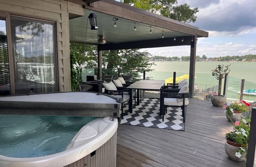 Edwardsburg House | Eagle Lake Paradise! Close to ND! Enjoy kayaking, hot tub and Sunset views!