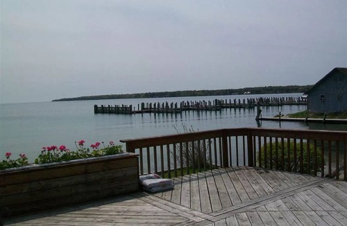 Beaver Island House | Expansive views of the whole Harbor and Whiskey Point Light house.