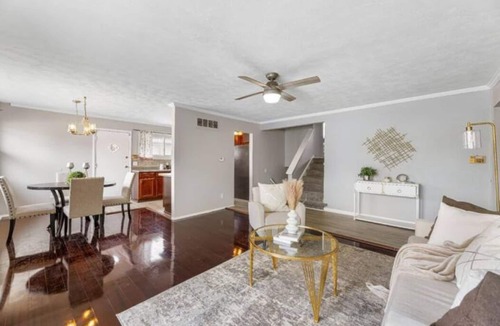 Miller Beach House | Fire pit, bonus, theater room trilevel, near beach, and dunes!