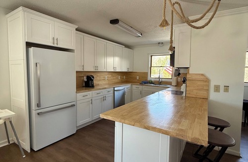 Charlevoix House | Gather. Unwind. Huge. Hot Tub. Game Rm! <1 mile from Lk MI, ADA & kid friendly!