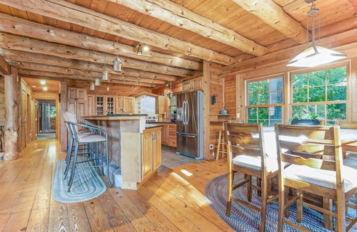 Fennville House | Hideaway Cabin: Private Indoor Pool, Stunning Log Cabin Near Wineries & Orchards