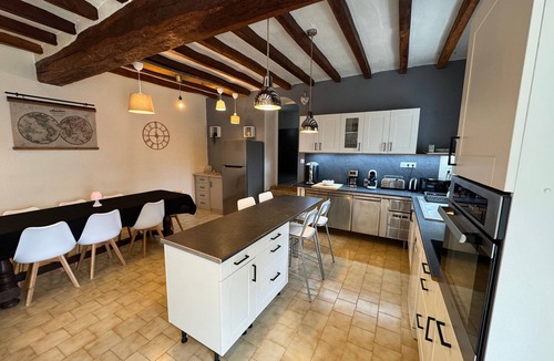 Restigne House | Holiday Home with Indoor Pool, Hot Tub, and Petanque Court