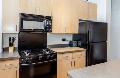 Prairie District Condo | Industrial loft haven