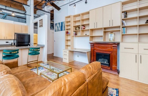 Prairie District Condo | Industrial loft haven
