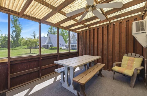 Stevensville Ski Chalet | Juniper Presents: Chalet #56 Screened Porch, Pool & Resort Amenities